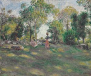 Landschaft mit Figuren